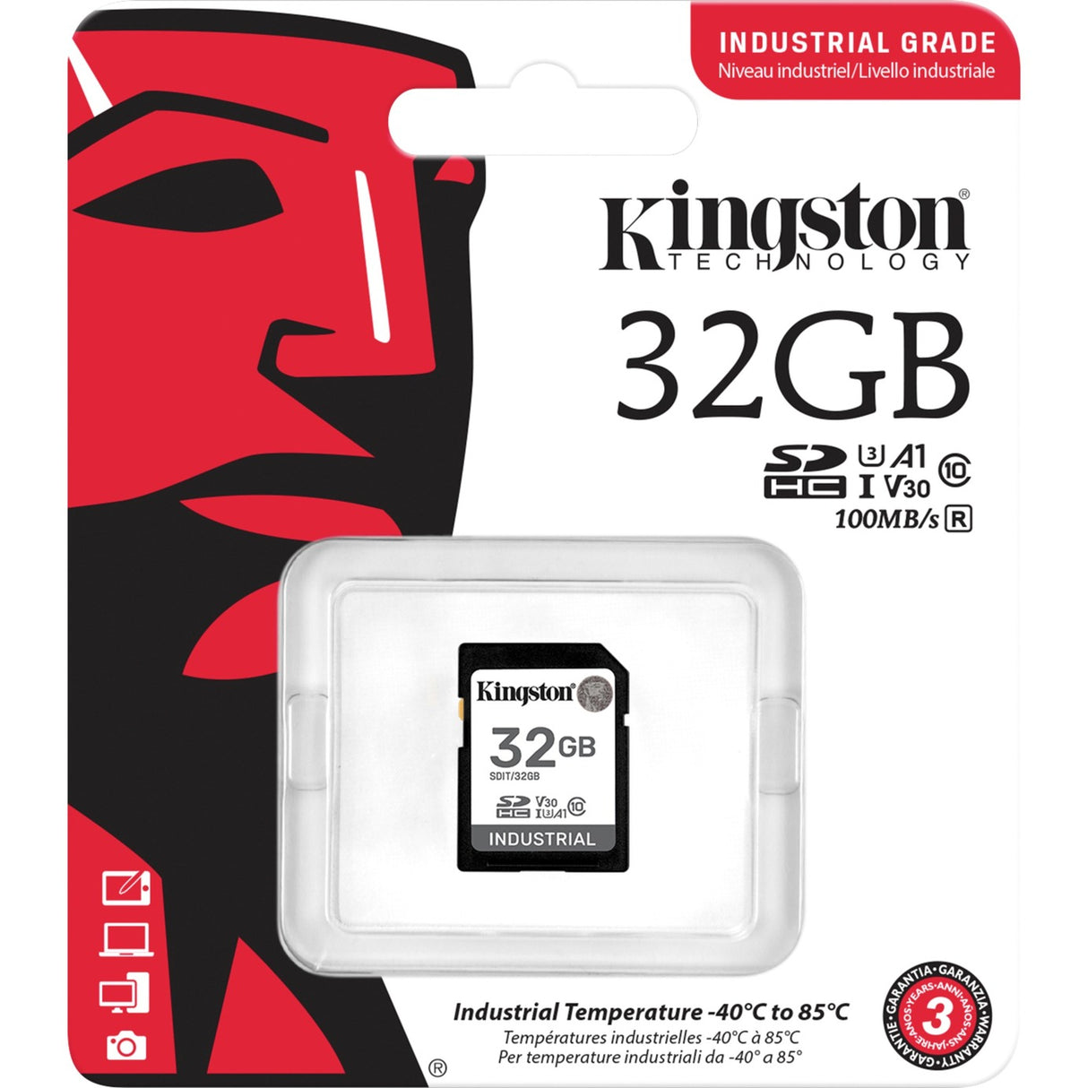 Kingston Industrial 32 Go SDHC
