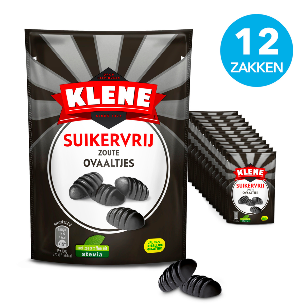 Ovales salés sans sucre Klene (12x 110gr)