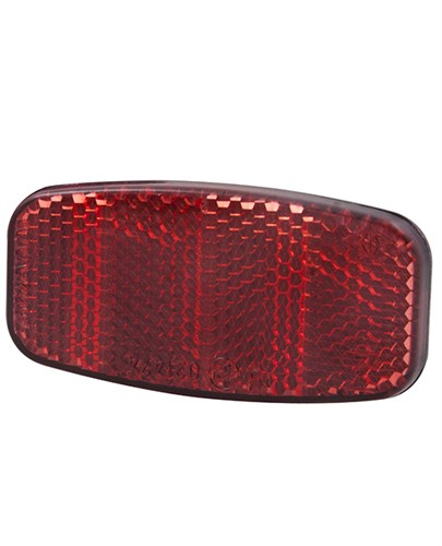 Spanninga Reflector à bagages Rack 80 mm rouge