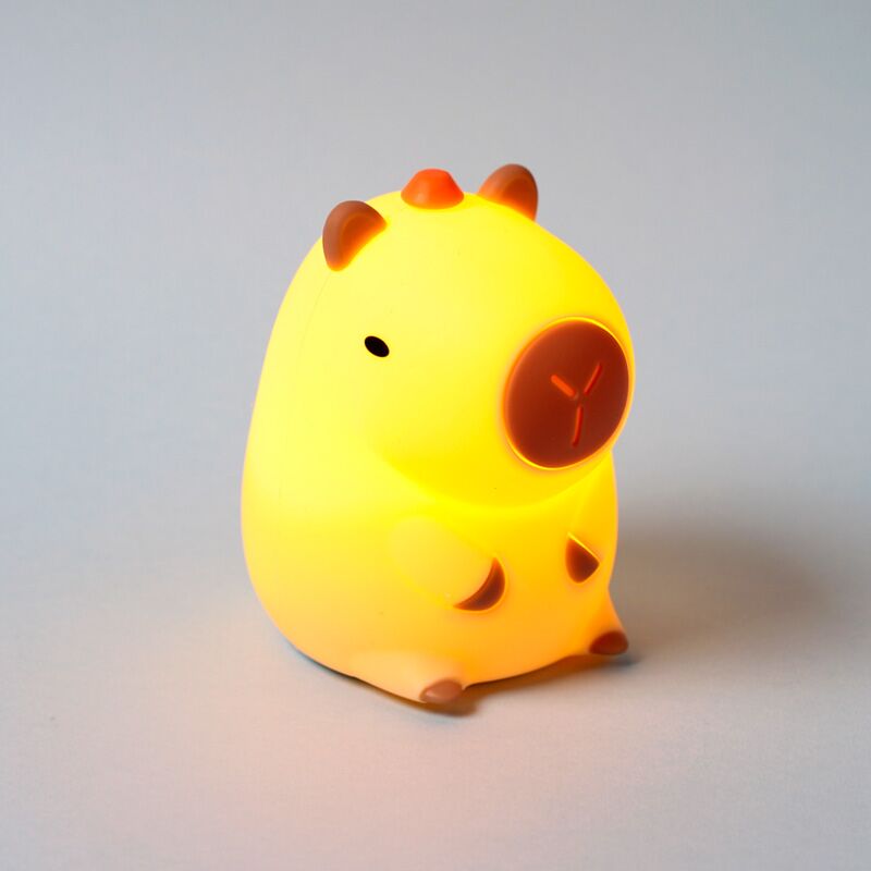 Lampe de nuit LED à changement de couleur Capybara