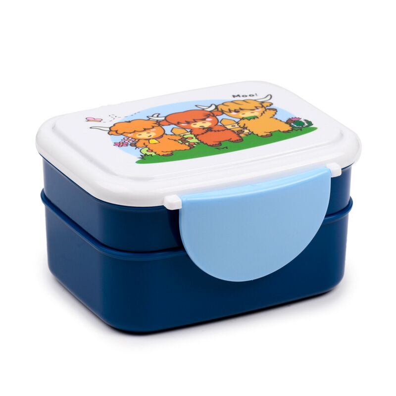 Adoramals Highland Coo Cow Clip Bento Box Boîte à lunch