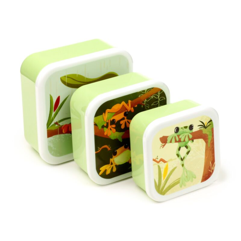 Set 3 lunch box m l xl rainette tropicale