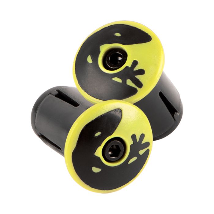 Bouchons de guidoline DSP Lizard Skins - jaune fluo