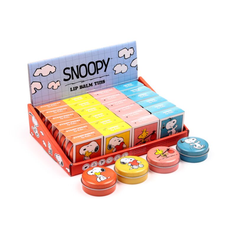 Baume à lèvres Snoopy Woodstock de Union Peanuts en boîte