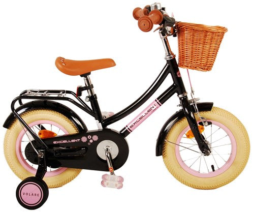 Excellent vélo pour enfants Volare - filles - 12 pouces - noir