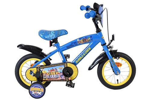 Volare Paw Patrol - Rubber Crew - Vélo pour enfants - Garçons - 12 pouces - Bleu