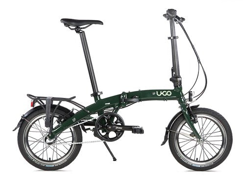 Ugo u.go vélo pliant 16 pouces go i3 nexus 3 roue libre vert mousse