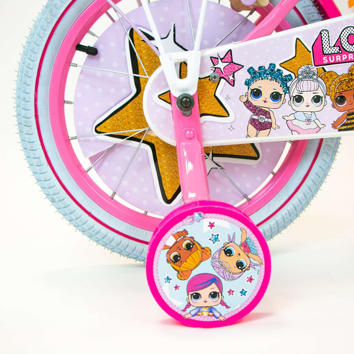 LOL surprise Bicycle pour enfants - filles - 16 pouces - rose - freins à deux mains