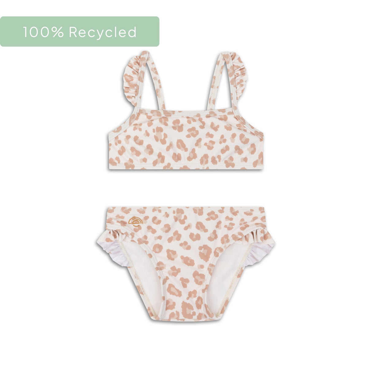 Léopard | bikini UV fille beige