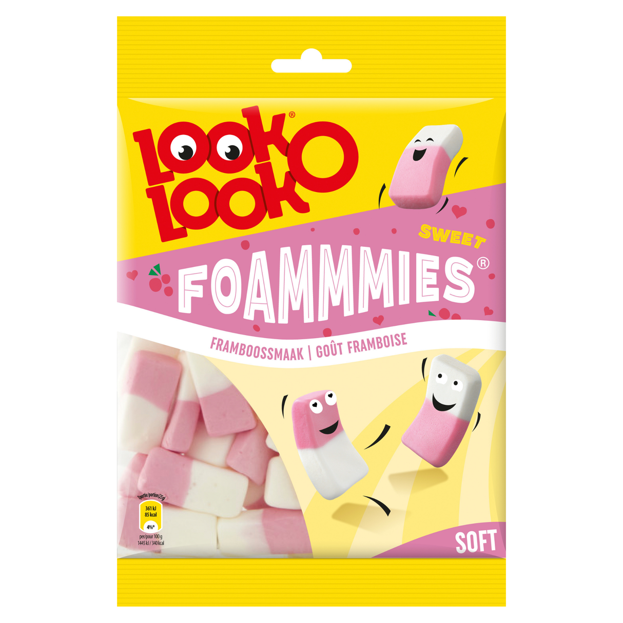 Look o look look-o-look foammmies framboise (12x180gr)