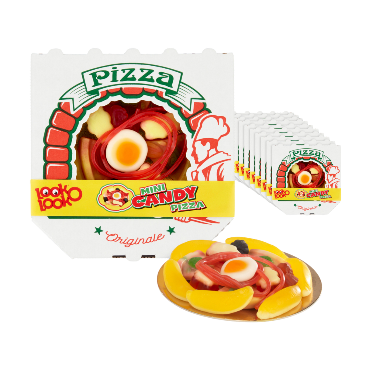 Look o look look-o-look mini pizza aux bonbons (10x 85gr)