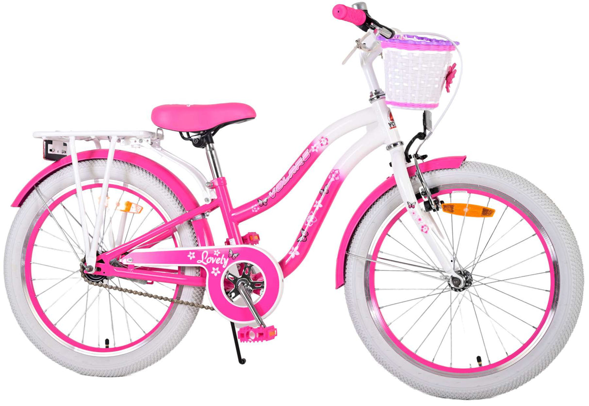 Volare le vélo pour enfants - filles - 20 pouces - rose