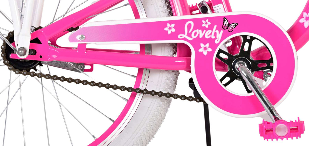 Volare le vélo pour enfants - filles - 20 pouces - rose