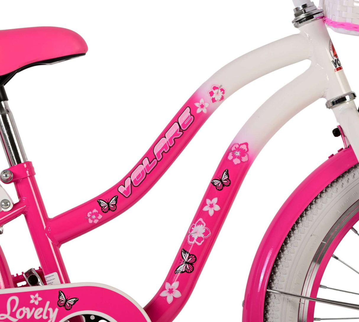 Volare le vélo pour enfants - filles - 20 pouces - rose