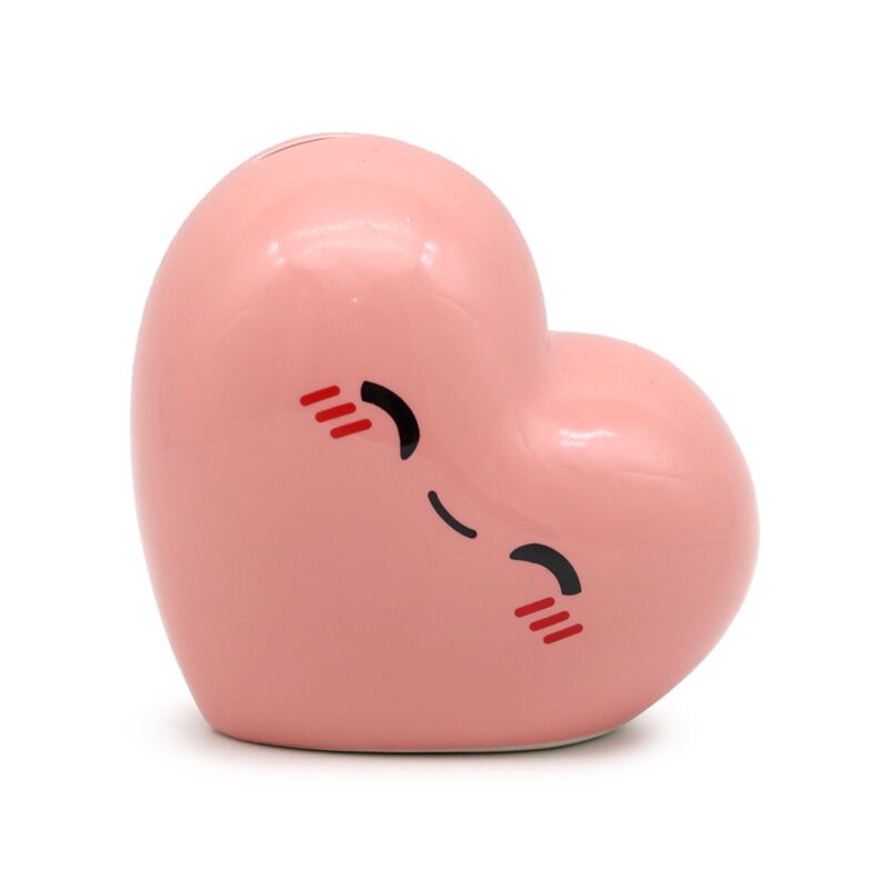 Tirelire coeur rose J'adoramals