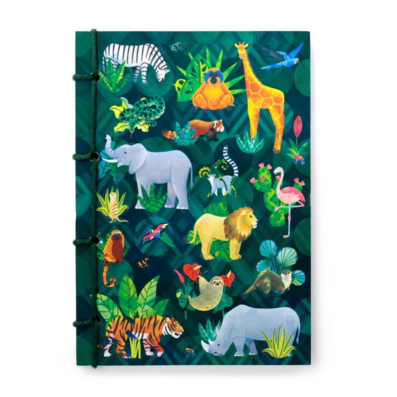 Carnet ligné a5 en papier pierre animal