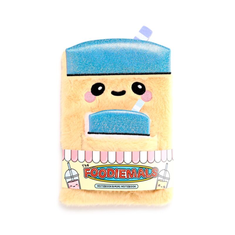 Pochette pour ordinateur portable en peluche Bubble Tea Foodiemals