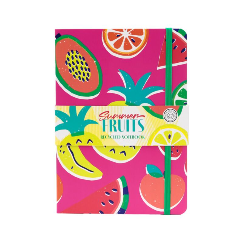 Carnet ligné a5 recyclé aux fruits d’été