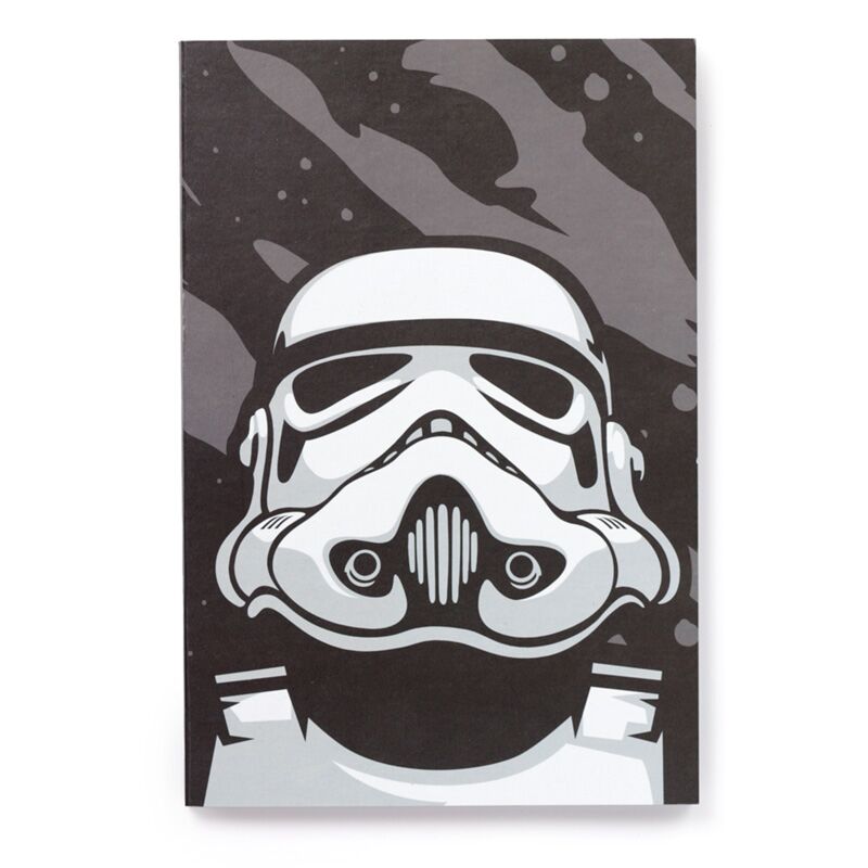 Le carnet ligné a5 recyclé original stormtrooper