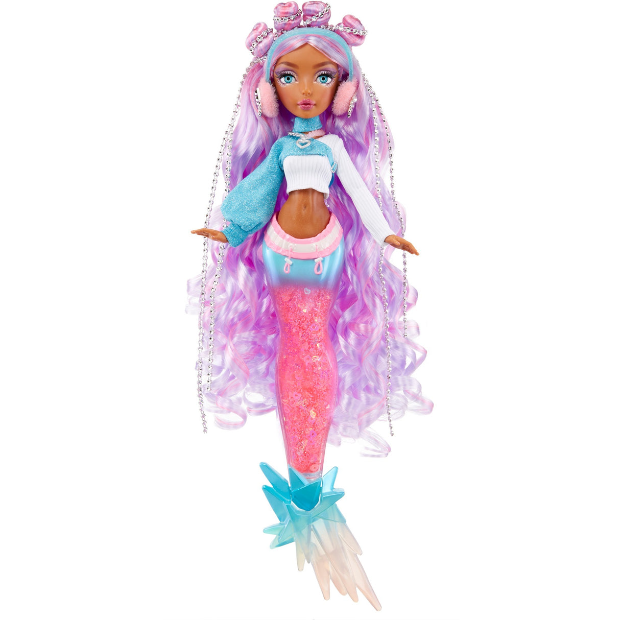 MGA Entertainment Mermaz sirène de couleur Changement d'hiver Waves Harmo