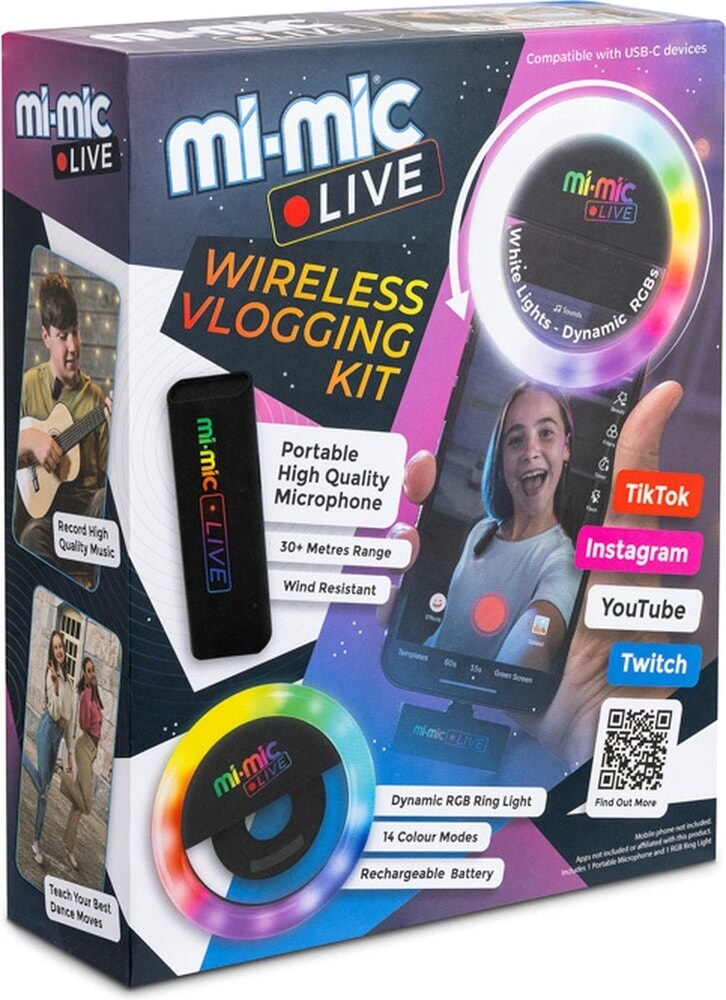 Mi-mic live - kit de vlog : pomme