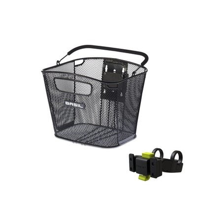 BOLD FRONT KF avec porte-guidon KF - Panier à vélo - First - Black
