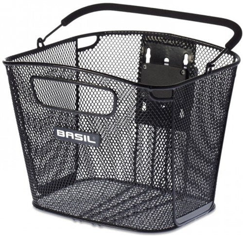 Basil Bold Front KF - Panier à vélo - First - Black
