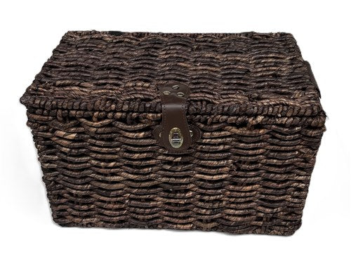 Panier du boulanger marron moyen 40x26x25 avec couvercle