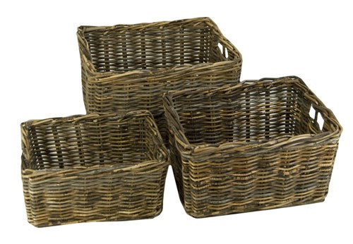 Dren V-Aged Basket 45x35x25 Brown
