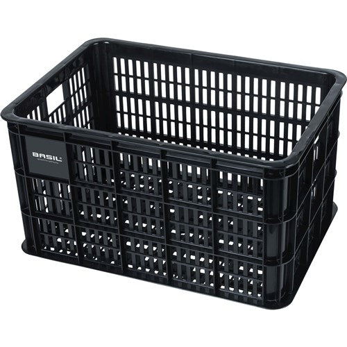 Caisse à vélo Basil L - grande - 40 litres - noire