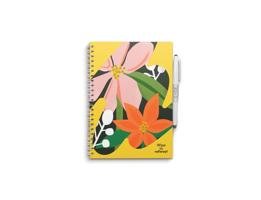 MOYU EXCESSABLE NOTAGE - Couverture rigide A5 - Vibes de fleurs