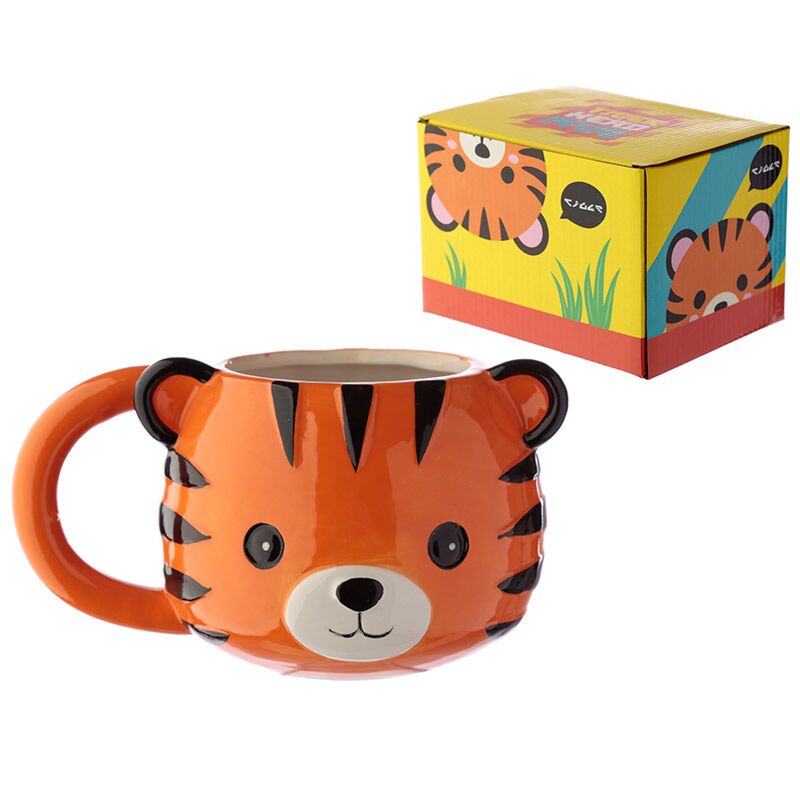 Tasse en céramique en forme de tigre Adoramals