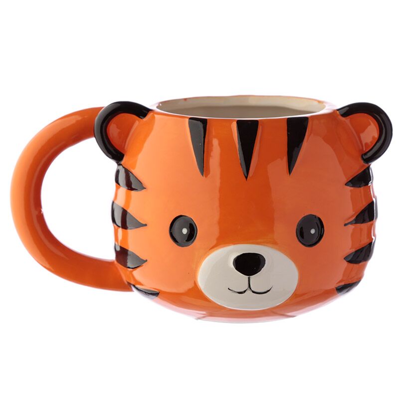 Tasse en céramique en forme de tigre Adoramals