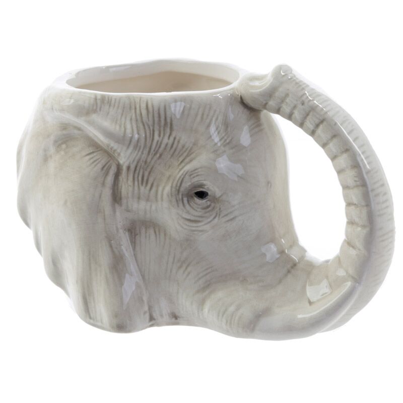 Mug en céramique en forme d'éléphant
