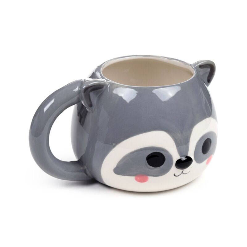 Tasse en céramique en forme de raton laveur Adoramals