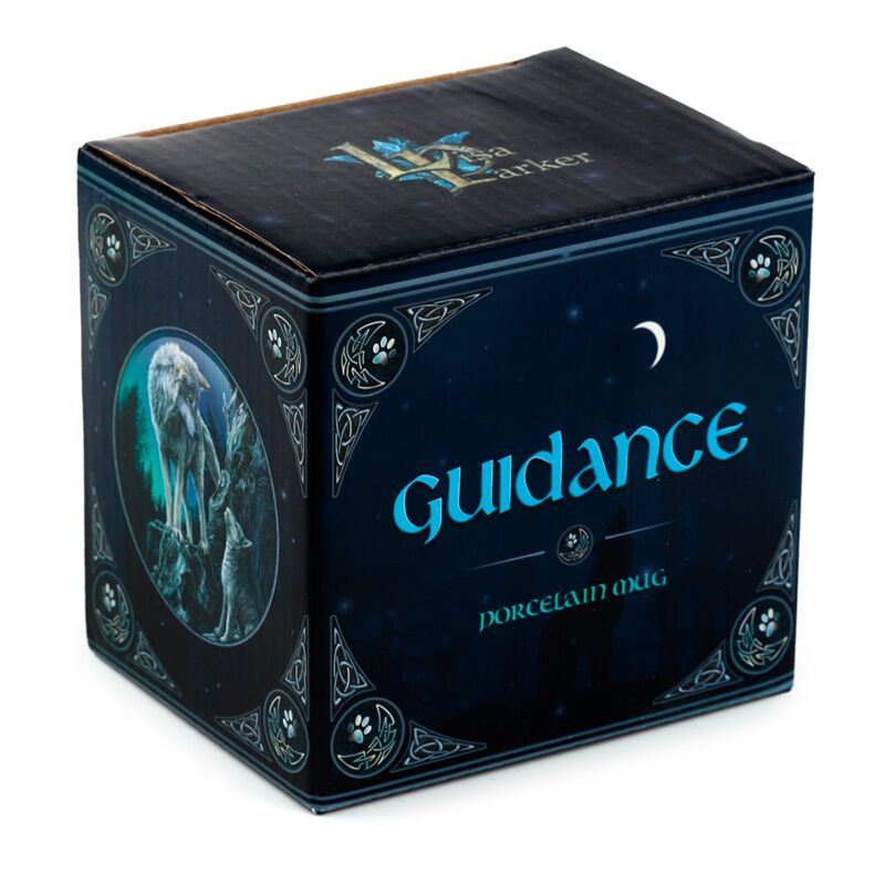 Tasse en porcelaine de loup guide Lisa Parker