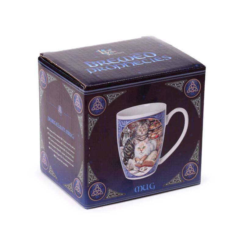Lisa Parker a brassé des prophéties tasse en porcelaine de chat