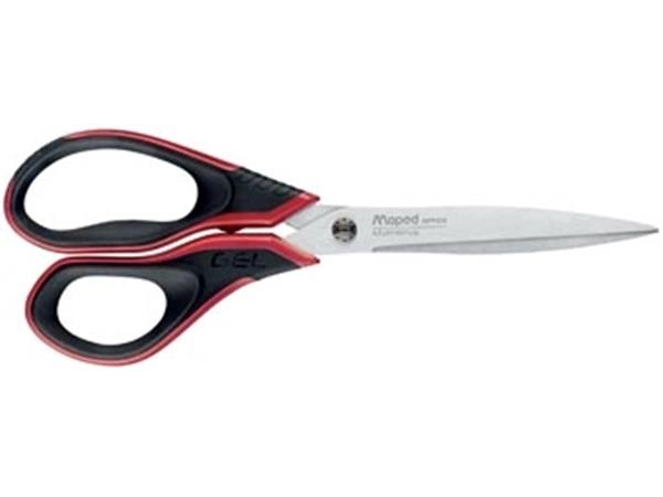 Maped ciseaux advanced gel 21 cm noir et rouge