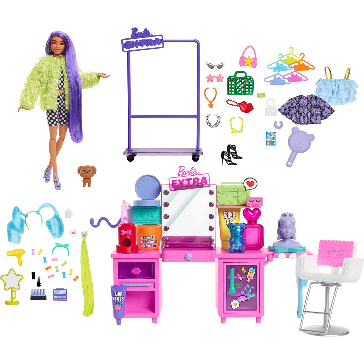 Ensemble de jeux supplémentaires Mattel