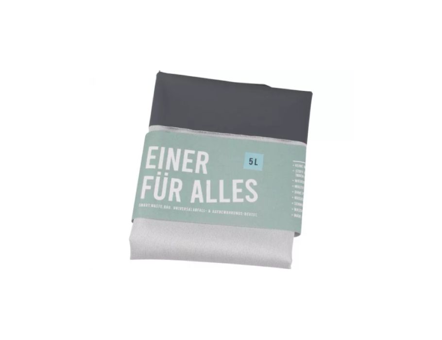 Sac poubelle et rangement Mémo - réutilisable - 5l