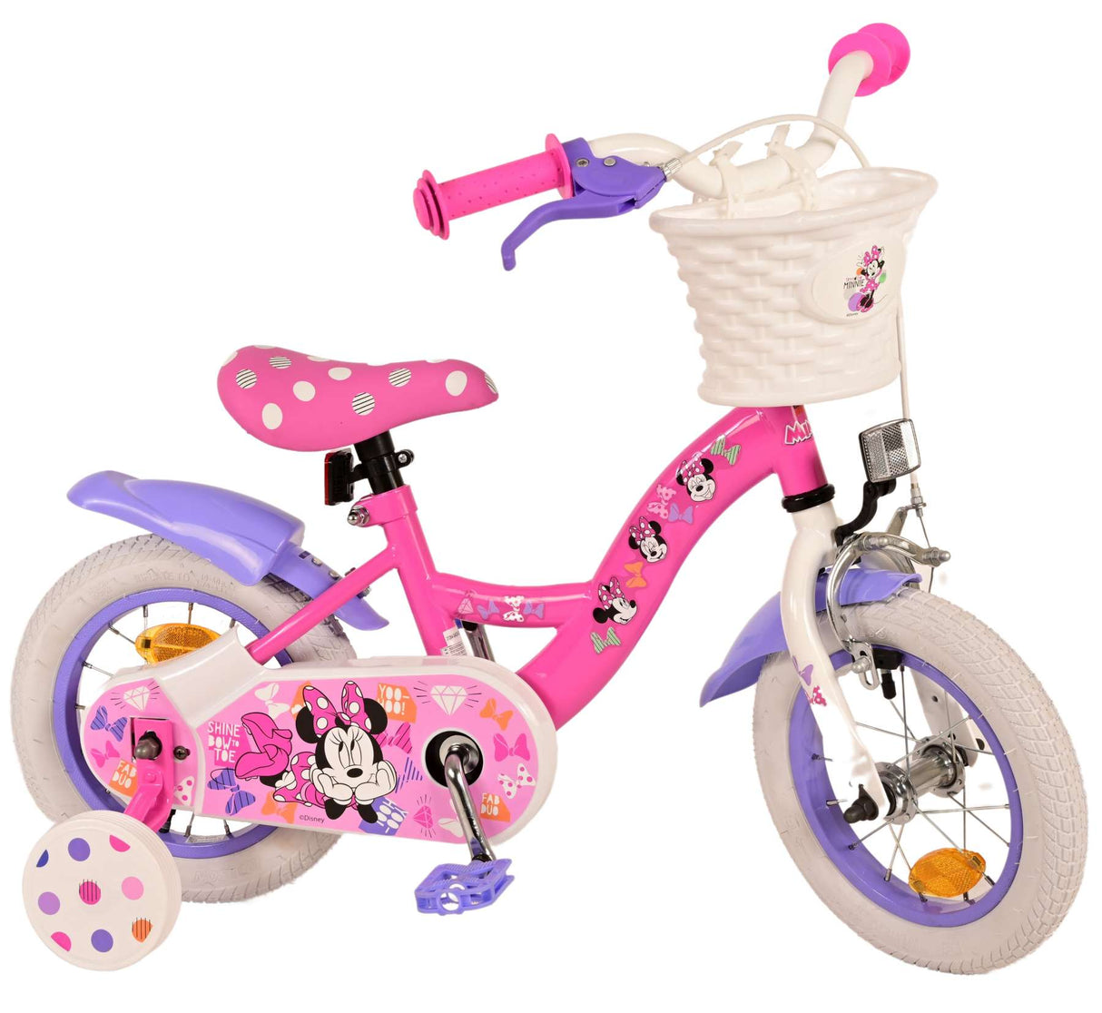 Minnie le plus mignon de tous les temps! Bicycle d'enfants - filles - 12 pouces - rose