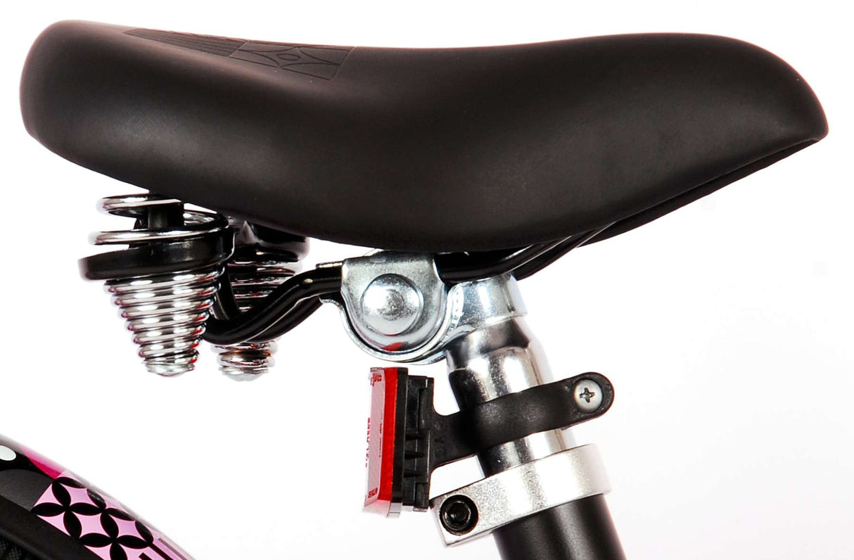 Volare Miracle Cruiser Children's Bicycle - Girls - 16 pouces - Matt Black - Collection Prime