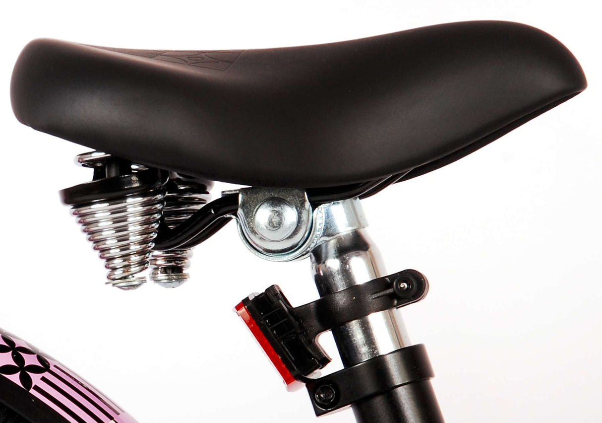 Volare Miracle Cruiser Children's Bicycle - Girls - 18 pouces - Matt Black - Collection Prime