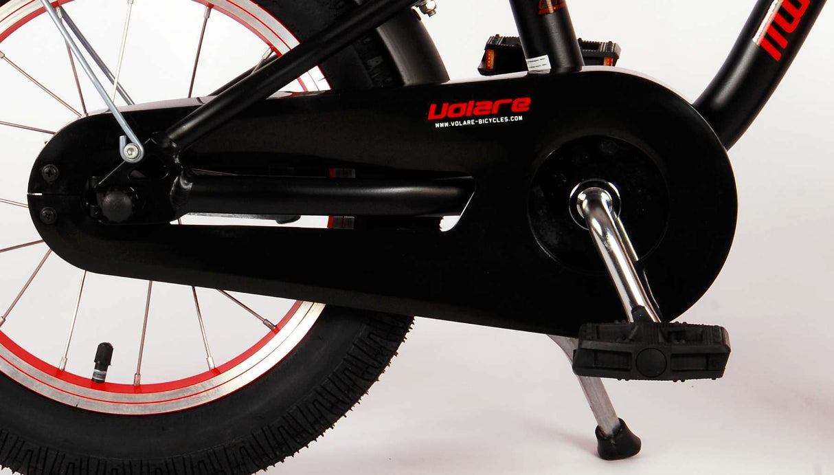 Volare Miracle Cruiser Children's Bike - Boys - 14 pouces - Matt Black - Collection Prime