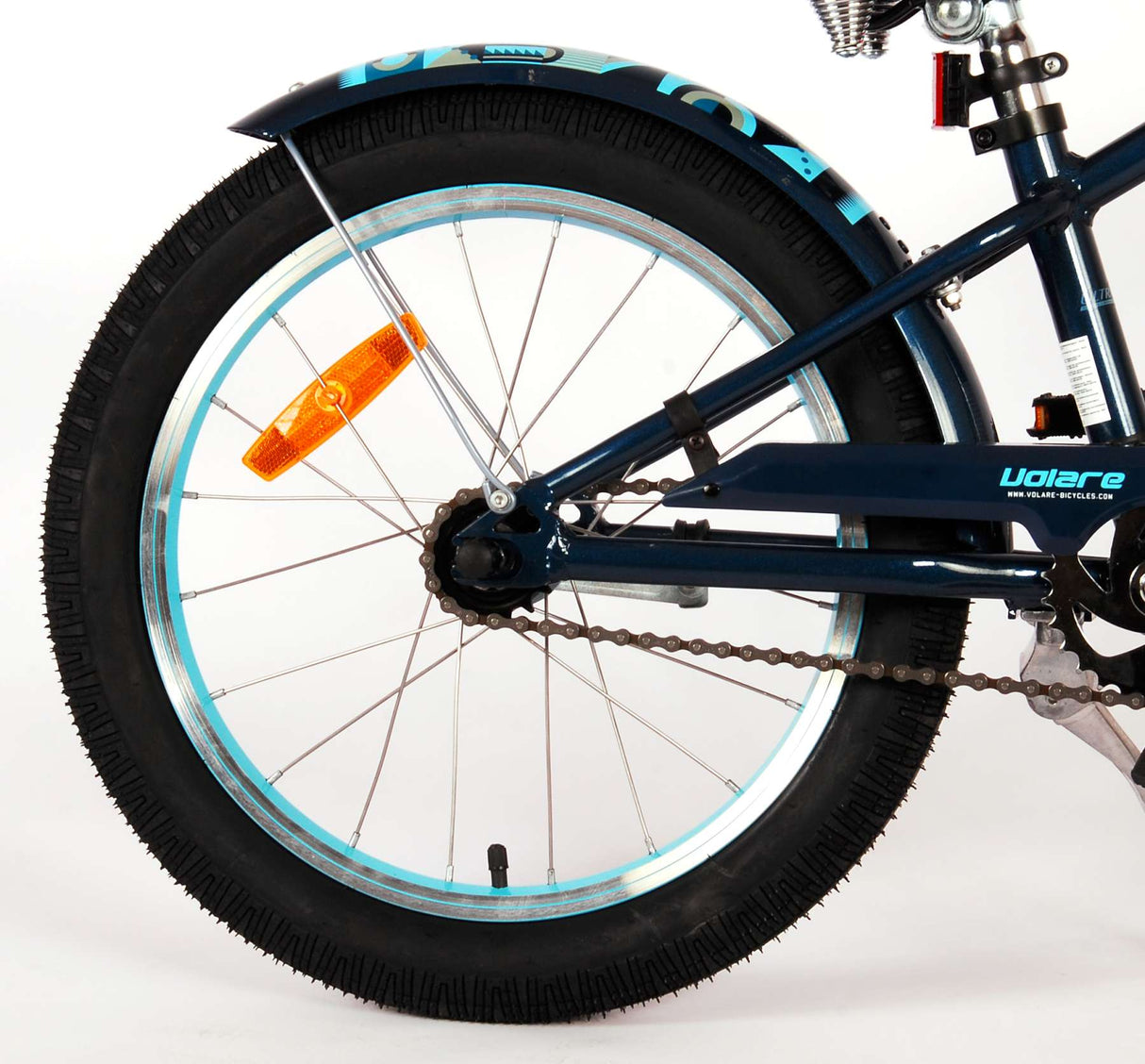Volare Miracle Cruiser Children's Bike Boys 18 pouces Matt Blue Prime Collection