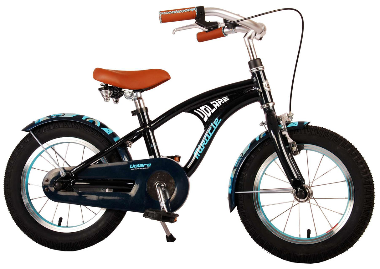 Volare Miracle Cruiser Children's Bicycle - Boys - 14 pouces - Matt Blue - Prime Collection