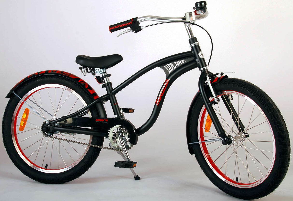 Volare Miracle Cruiser Children's Bike Boys 20 pouces Matt Black Prime Collection