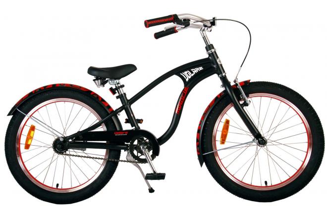 Volare Miracle Cruiser Children's Bike Boys 20 pouces Matt Black Prime Collection