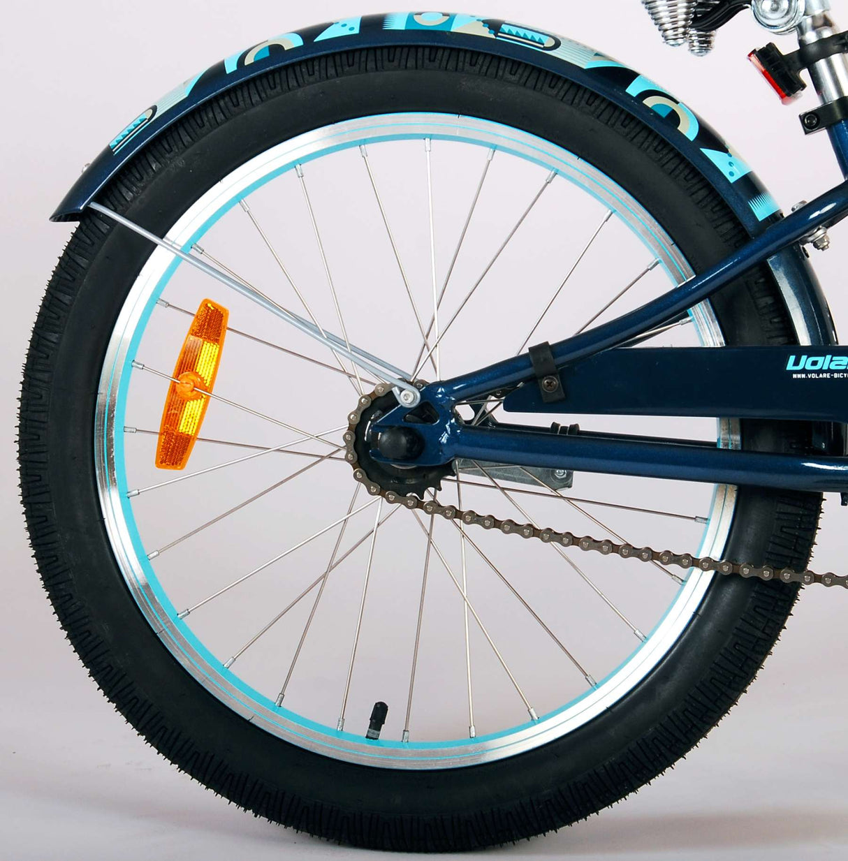 Volare Miracle Cruiser Children's Bike Boys 20 pouces Matt Blue Prime Collection