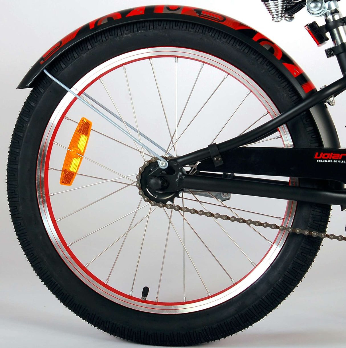 Volare Miracle Cruiser Children's Bike Boys 20 pouces Matt Black Prime Collection